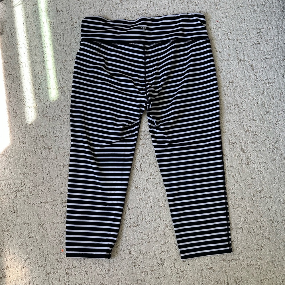 Athleta Striped Leggings